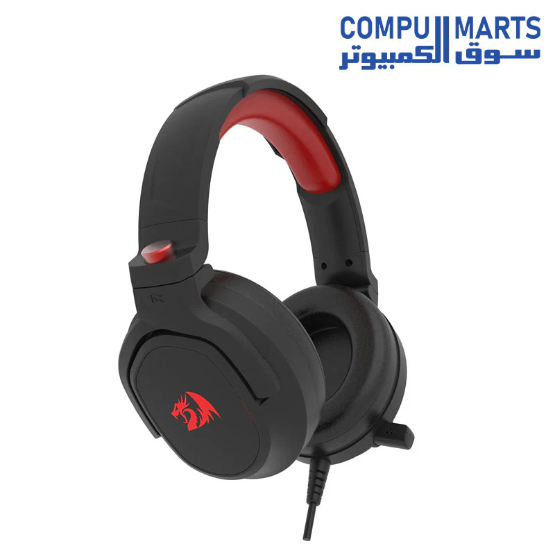 Redragon H399 NIREUS RGB Gaming Headset – 7.1 Surround Sound (Black) - Image 3