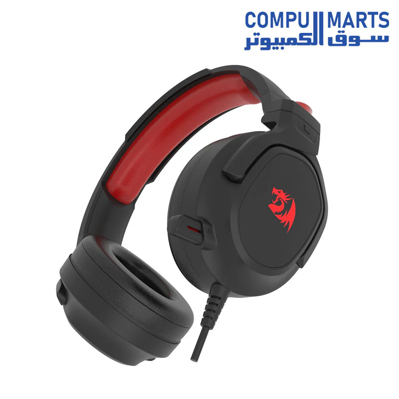 Redragon H399 NIREUS RGB Gaming Headset – 7.1 Surround Sound (Black) - Image 4