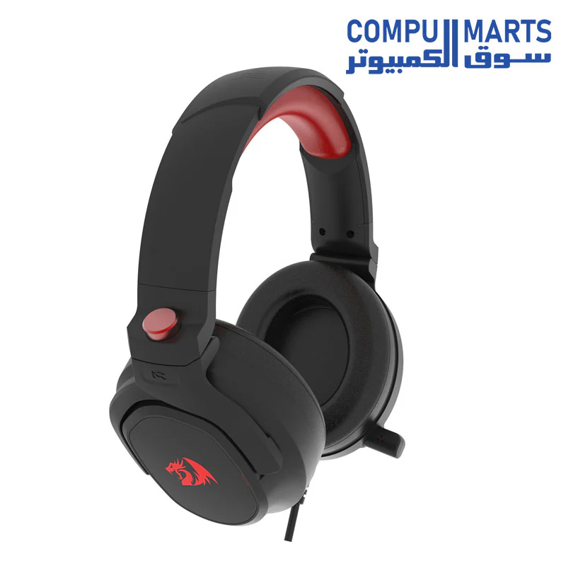 Redragon H399 NIREUS RGB Gaming Headset – 7.1 Surround Sound (Black) - Image 6
