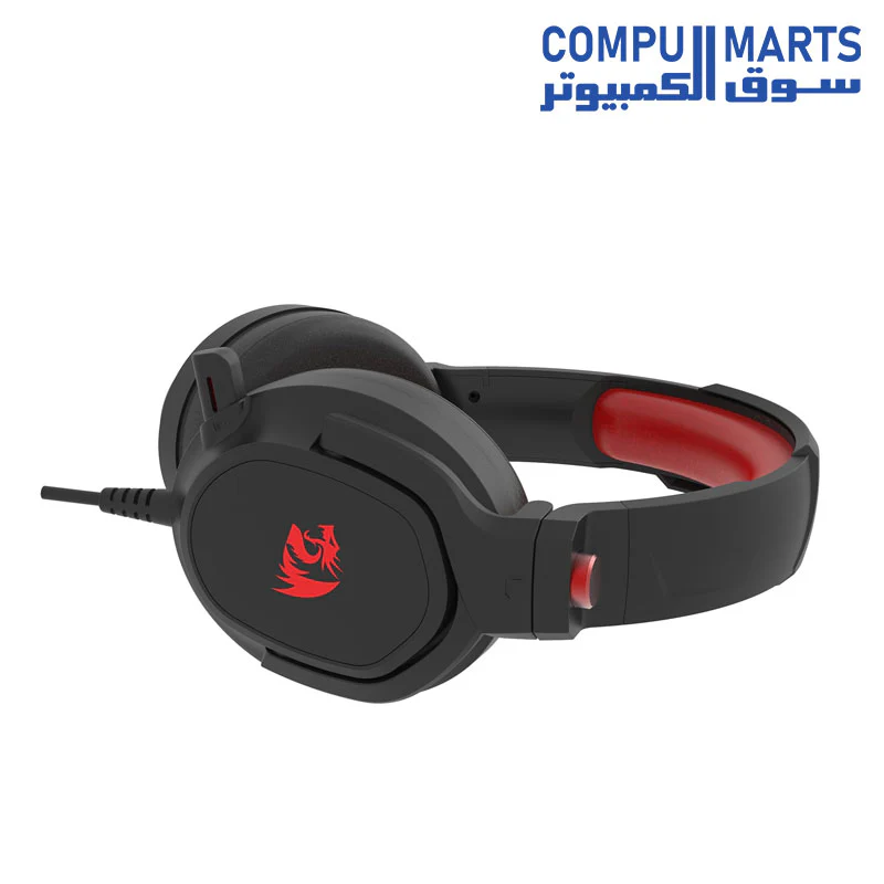 Redragon H399 NIREUS RGB Gaming Headset – 7.1 Surround Sound (Black) - Image 8