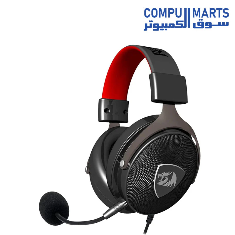 Redragon H520 Icon Wired Gaming 7.1 Surround Sound Headset with Memory Foam Earpads, 50mm Drivers, Detachable Microphone with Pro Driver - Image 2