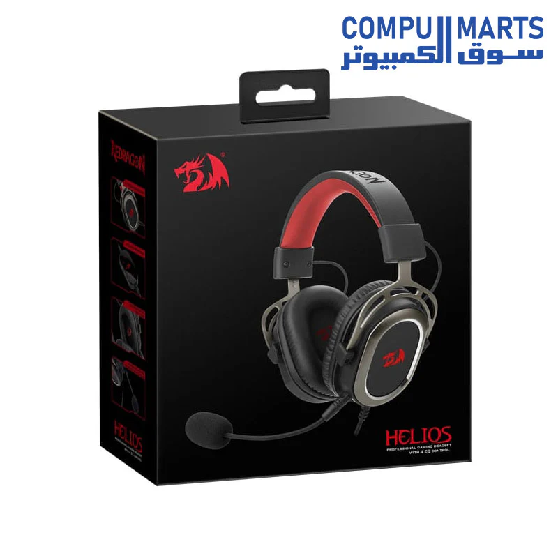 Redragon H710 Helios USB Wired Gaming Headset with 7.1 Surround Sound - Image 4
