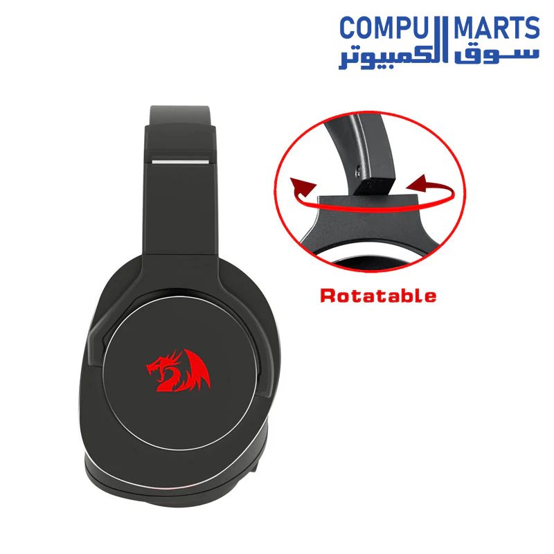 Redragon H720 EUROPE USB Gaming Headset – 7.1 Surround Sound - Image 4