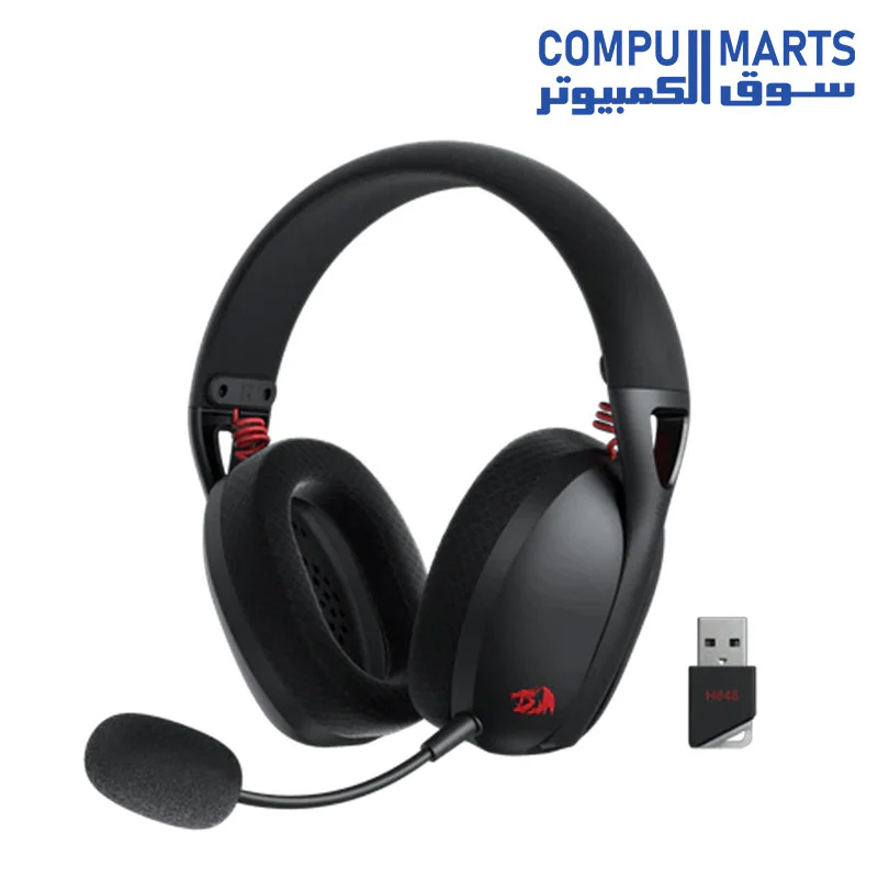 Redragon H848 Bluetooth Wireless Gaming Headset - Lightweight - 7.1 Surround Sound - Image 2