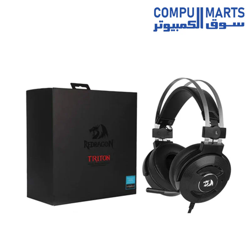 Redragon H991 TRITON Wired Active Noise Canceling Gaming Headset - Image 4