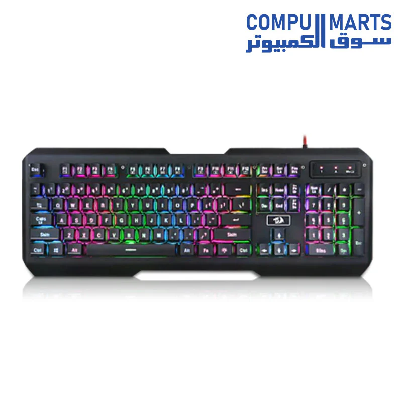 Redragon K506 Centaur 7-Color Rainbow Backlit Full-Size Gaming Keyboard With Numeric Keypad - Image 2
