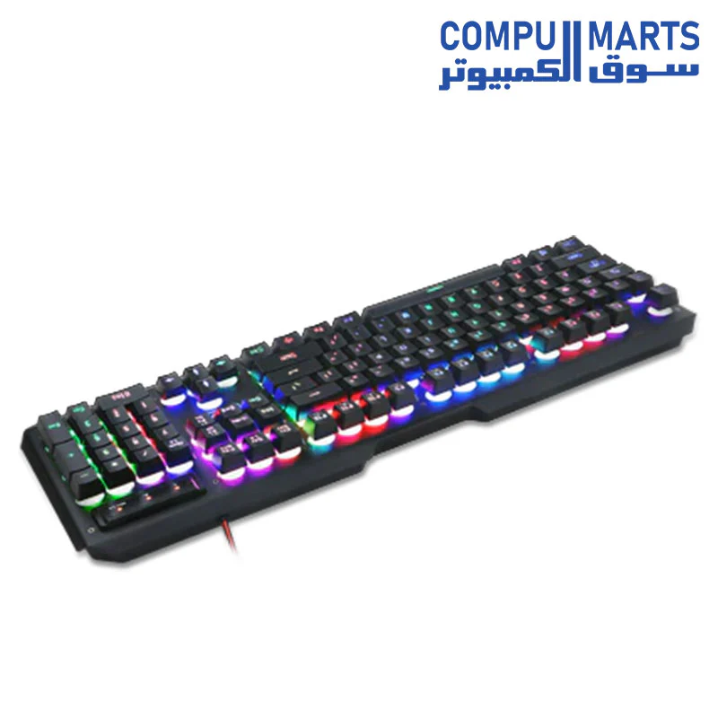 Redragon K506 Centaur 7-Color Rainbow Backlit Full-Size Gaming Keyboard With Numeric Keypad - Image 3