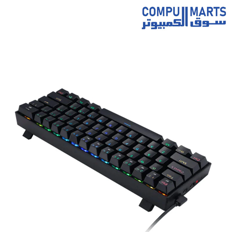 Redragon K530 PRO Draconic 60% Compact RGB Wireless Mechanical Keyboard, 61 Keys Tenkeyless Designed 5.0 Bluetooth Gaming Keyboard and 16.8 Million RGB Lighting for PC, Tablet - Image 6