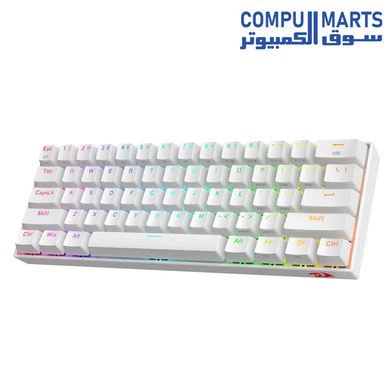Redragon K530 PRO Draconic 60% Compact RGB Wireless Mechanical Keyboard, 61 Keys Tenkeyless Designed 5.0 Bluetooth Gaming Keyboard and 16.8 Million RGB Lighting for PC, Tablet - Image 8