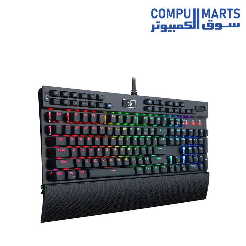 Redragon K550 RGB Yama 131 Key RGB LED Illuminated Backlit Mechanical Keyboard - Image 3