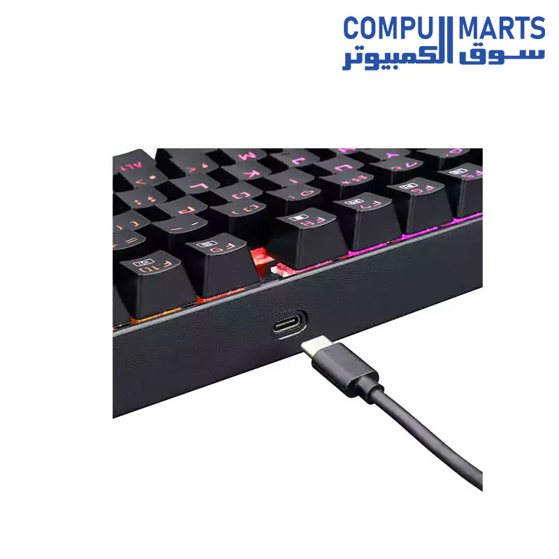 REDRAGON K552P KUMARA PRO RGB Wireless Gaming Mechanical Keyboard Blue Switches - Image 3