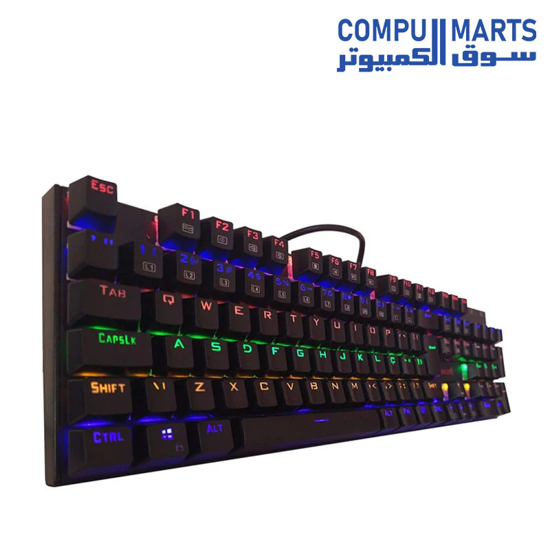 REDRAGON K565R-1 RUDRA Rainbow Backlit Mechanical Gaming Keyboard - Image 2