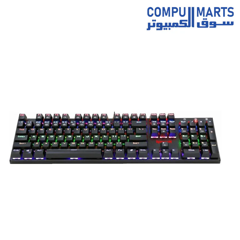 REDRAGON K565R-1 RUDRA Rainbow Backlit Mechanical Gaming Keyboard - Image 3