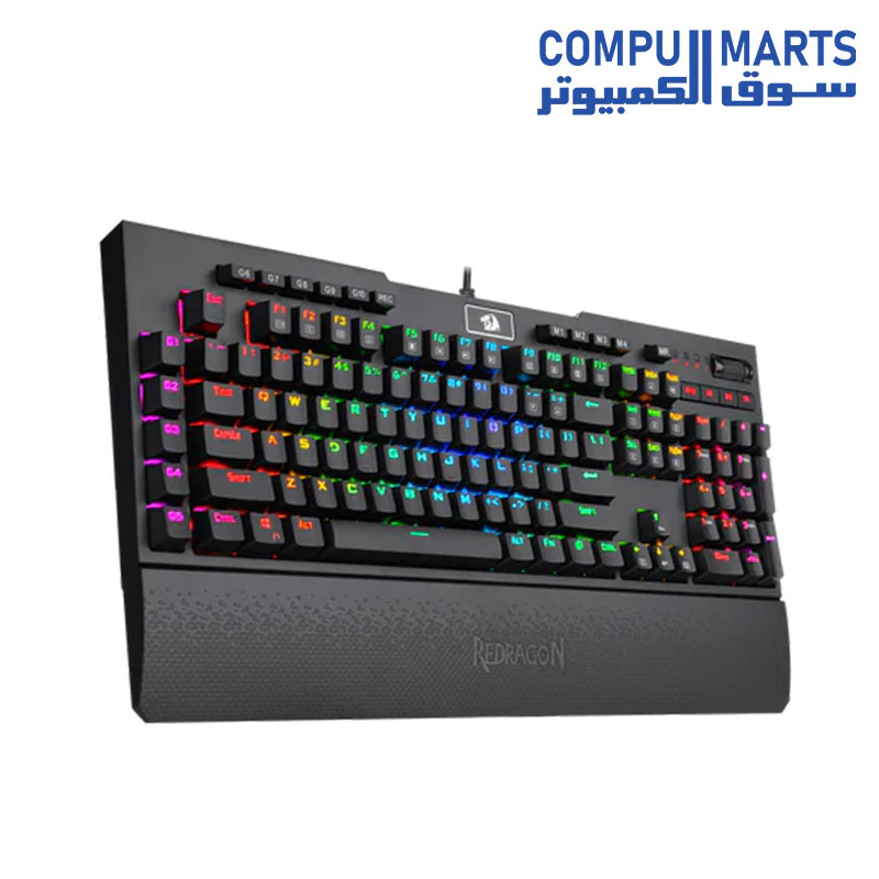 REDRAGON K586 BRAHMA Mechanical Keyboard , Tactile & Light-speed Fast Optical Blue Switche - Image 2