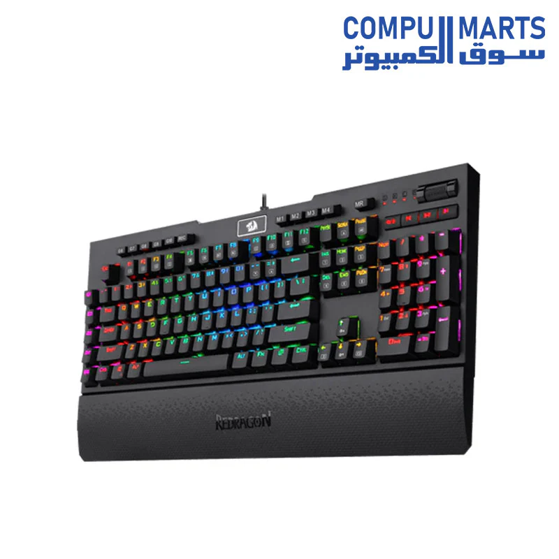REDRAGON K586 BRAHMA Mechanical Keyboard , Tactile & Light-speed Fast Optical Blue Switche - Image 3