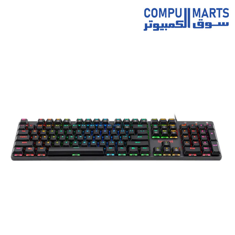 Redragon K589 Shrapnel RGB Backlit Low Profile Wired Mechanical Gaming Keyboard 104 Keys Anti-ghosting Mechanical Keyboard with Linear & Quiet Red Switches - Image 3