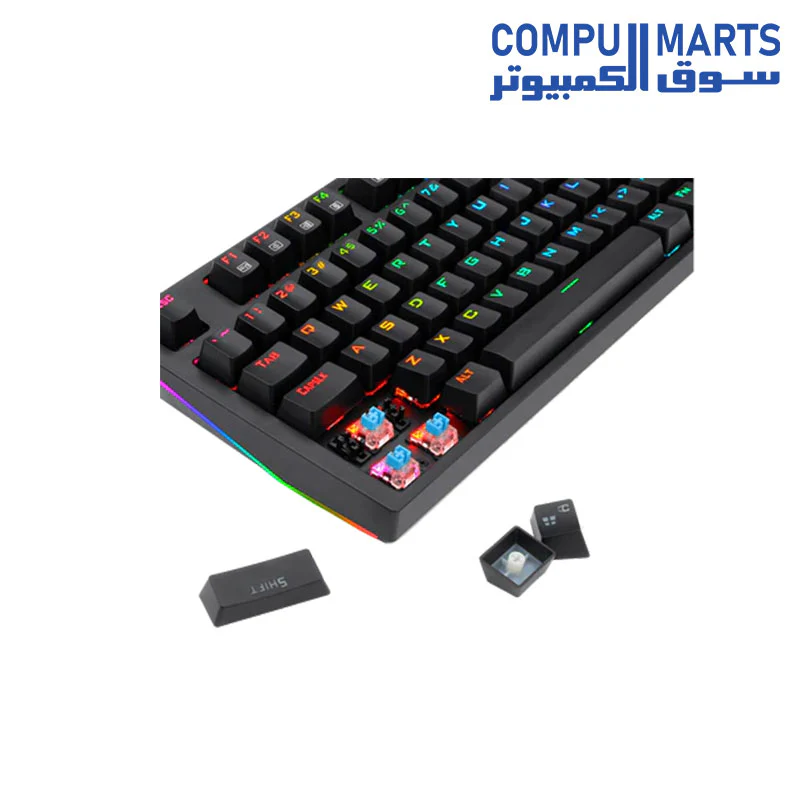 Redragon K592-PRO Mechanical Gaming RGB Wired Keyboard with Ultra-Fast V-Optical Blue Switches - Image 3