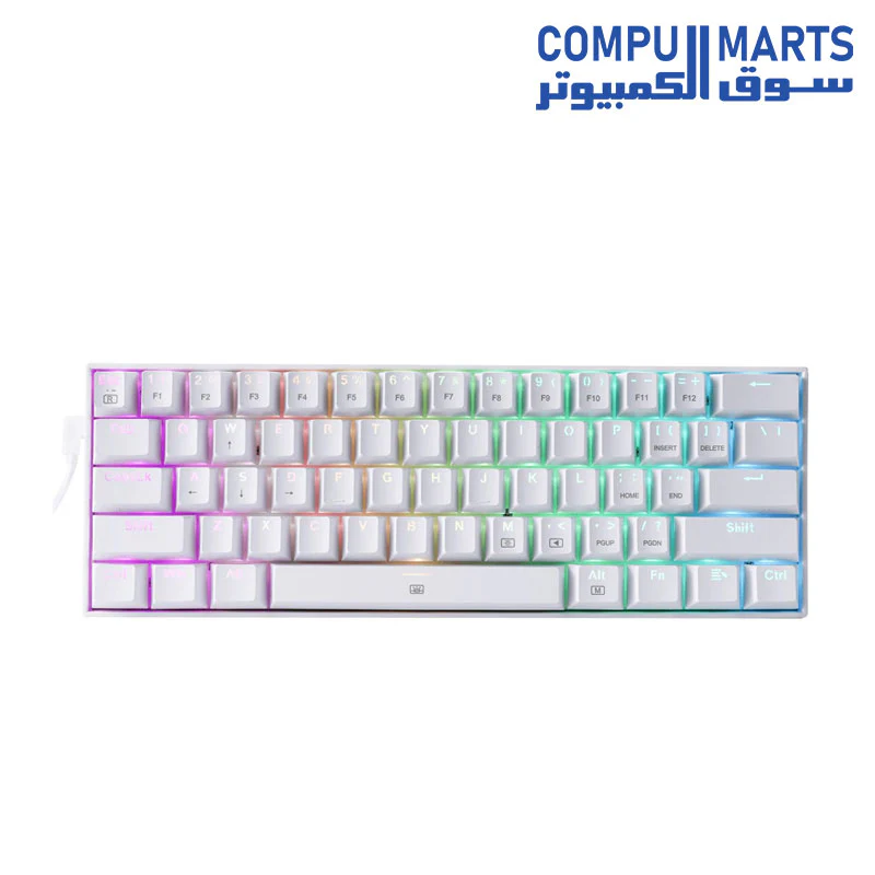 Redragon K630 Dragonborn RGB 60% Gaming Mechanical Keyboard – Red Switches - Image 3