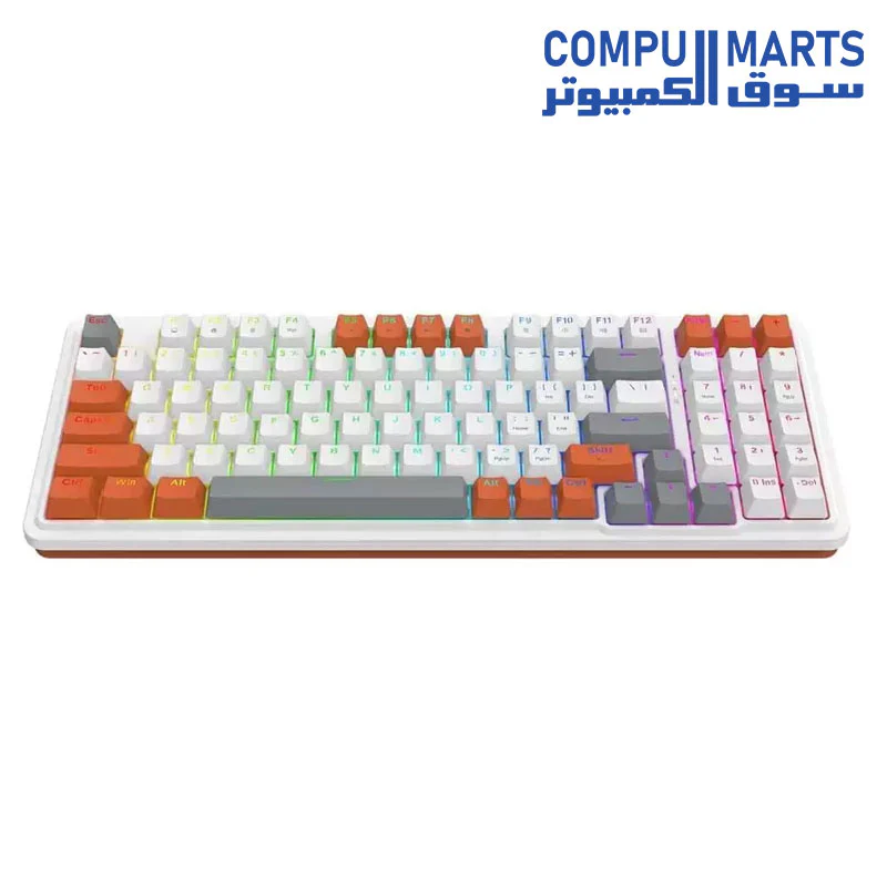 Redragon K664 GLORIA RGB Mechanical Gaming Keyboard, Red Switch, 94 Keys - Image 4
