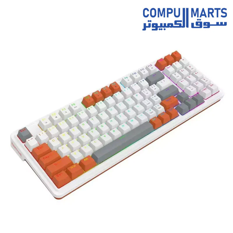 Redragon K664 GLORIA RGB Mechanical Gaming Keyboard, Red Switch, 94 Keys - Image 5