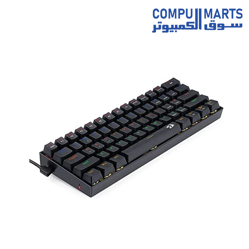 Redragon Lakshmi K606 60% Mechanical Gaming Keyboard - Rainbow backlighting - Image 2
