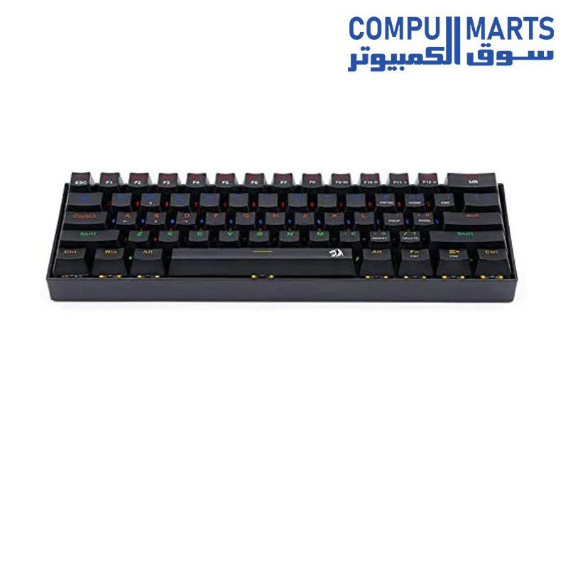 Redragon Lakshmi K606 60% Mechanical Gaming Keyboard - Rainbow backlighting - Image 3