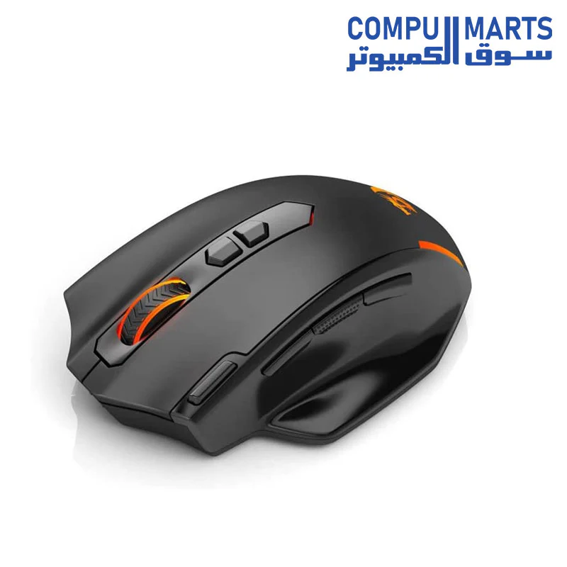REDRAGON M691 MIST Wireless Gaming Mouse - 4,800 DPI Optical Sensor - Ergonomic Design with Thumb Rest - 3 Side Buttons - Rapid Fire Button - Image 3