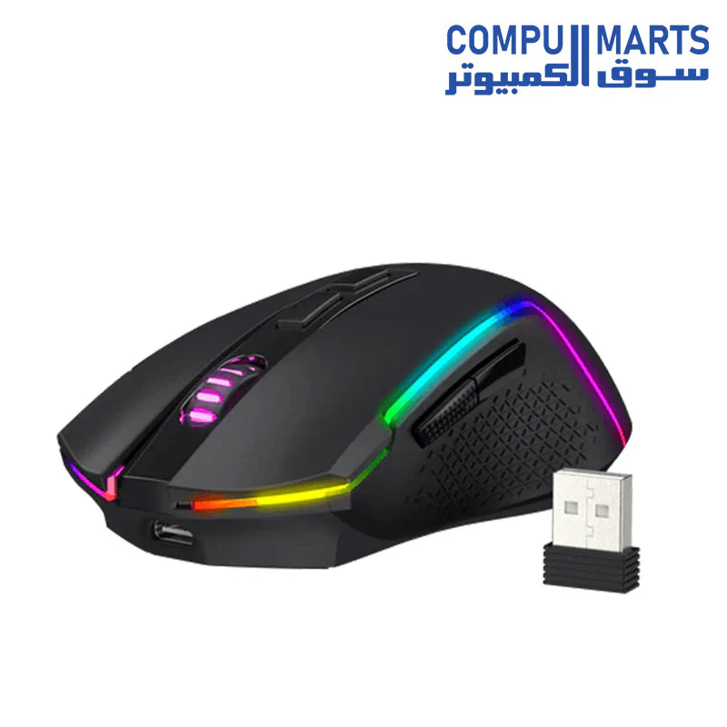Redragon M693 Wireless Bluetooth Gaming Mouse, 8000 DPI - Image 2