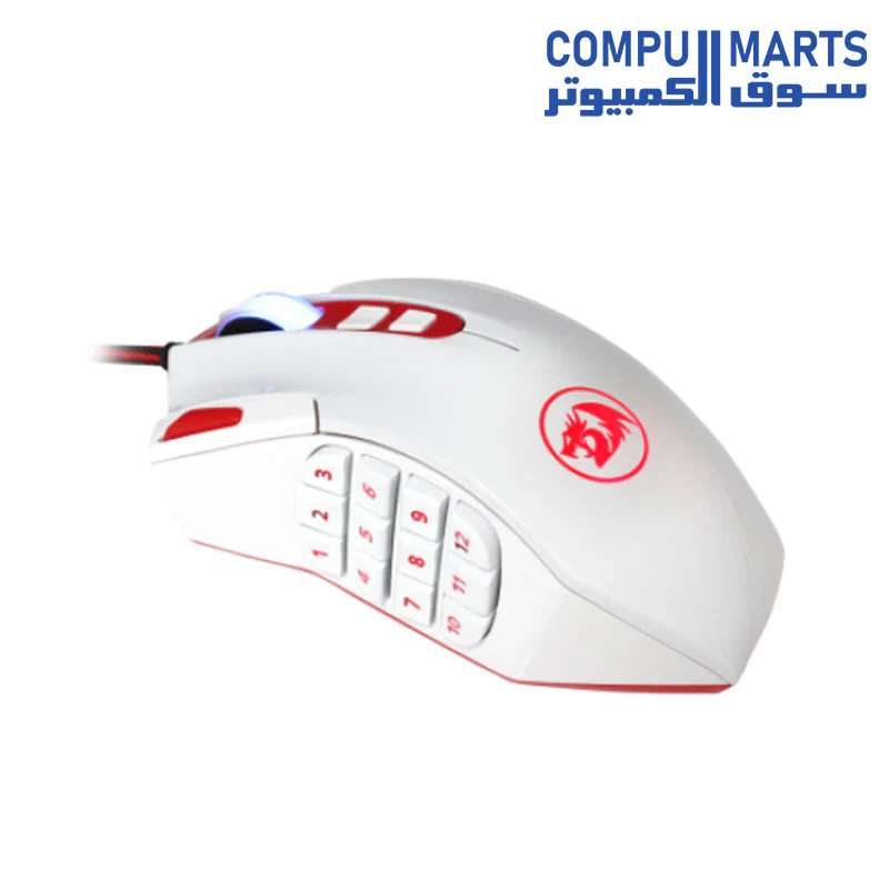 Redragon M901 Perdition 24000DPI MMO Mouse LED RGB Wired Gaming Mouse - Image 3
