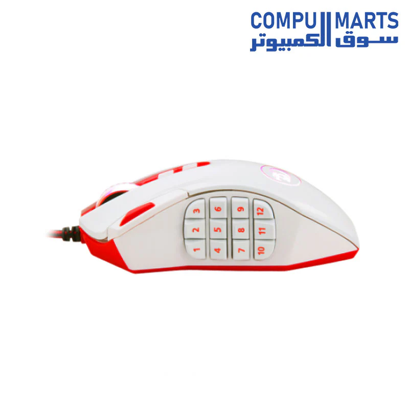 Redragon M901 Perdition 24000DPI MMO Mouse LED RGB Wired Gaming Mouse - Image 4
