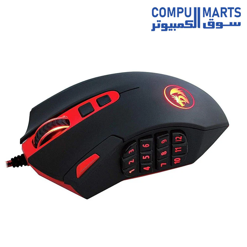 Redragon M901 Perdition 24000DPI MMO Mouse LED RGB Wired Gaming Mouse - Image 5