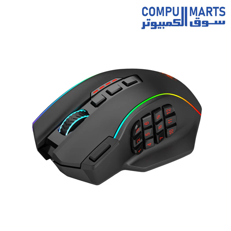 Redragon M901P-KS PERITION PRO Wireless Gaming Mouse – 16,000 DPI (Black) - Image 2