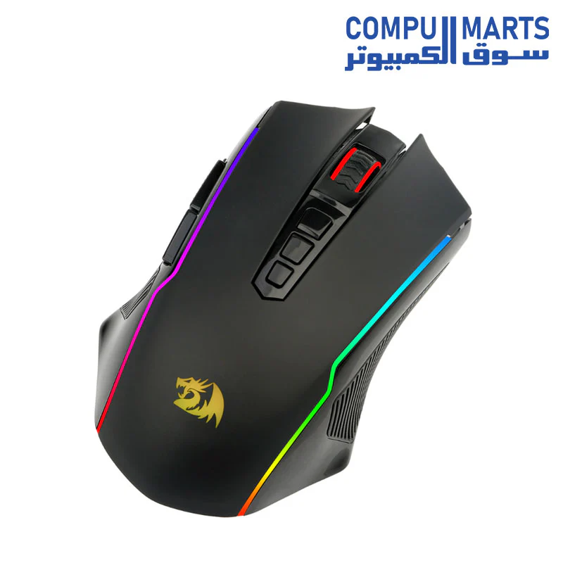 Redragon M914 Wired/2.4G wireless/ BT 3 modes connection RGB backlight gaming mouse - Image 3