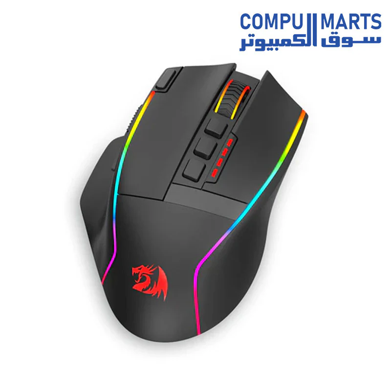 Redragon M915 SWAIN RGB 2.4G/USB-C Rechargeable Gaming Mouse – 16,000 DPI (Black) - Image 5