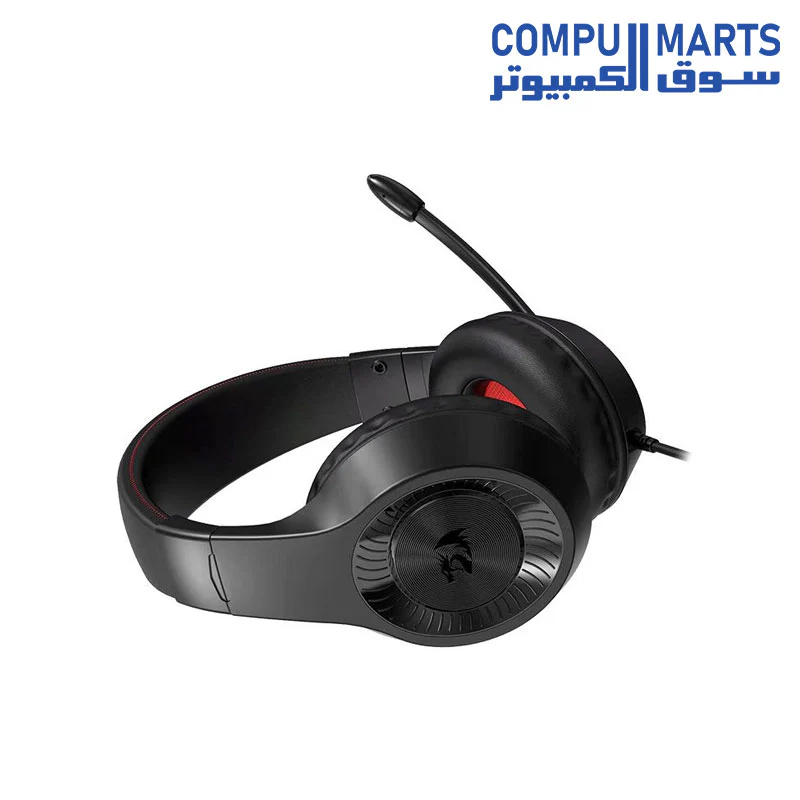REDRAGON Pelias Wired Gaming Headset Black - H130 - Image 3