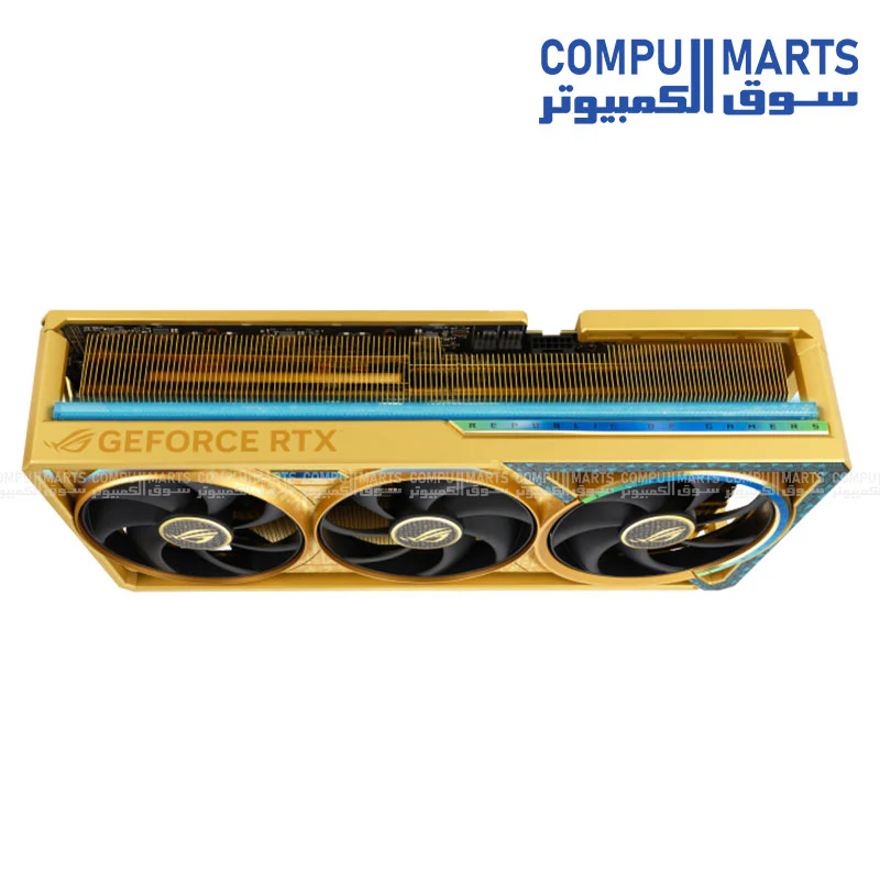 ASUS ROG Astral GeForce RTX 5080 Dhahab CORE OC Edition – 16GB GDDR7, PCIe 5.0, ARGB - Image 3