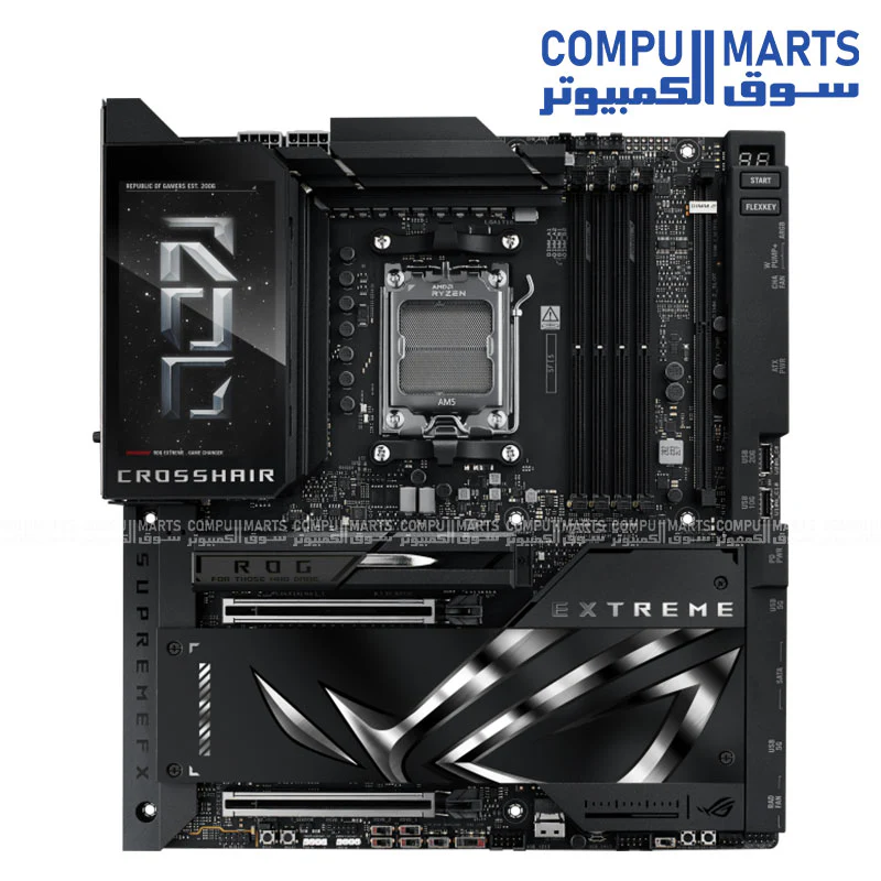ROG CROSSHAIR X870E EXTREME E-ATX Motherboard – AMD Socket AM5 – PCIe 5.0 – Wi-Fi 7 – USB4 – DDR5 - Image 2