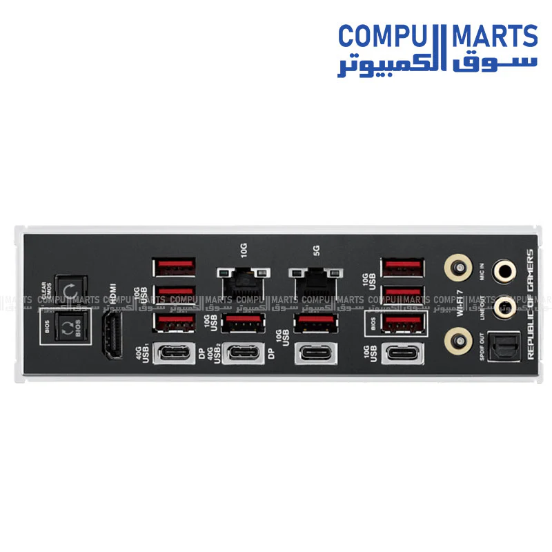 ROG CROSSHAIR X870E EXTREME E-ATX Motherboard – AMD Socket AM5 – PCIe 5.0 – Wi-Fi 7 – USB4 – DDR5 - Image 4