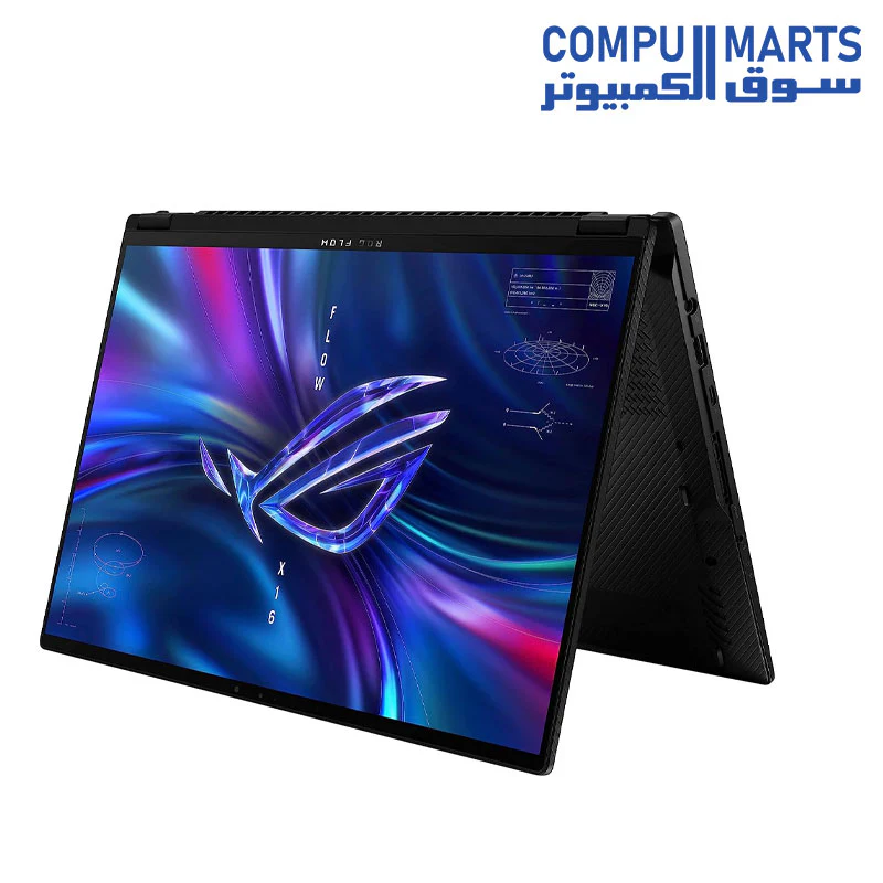ROG Flow X16 GV601RM-BLK17W- AMD Ryzen 7 6800HS - 1TB PCIe 4.0 NVMe M.2 - RAM 16GB DDR5 - NVIDIA GeForce RTX 3060 6GB - 16-inch 165Hz Touch Screen+ROG backpack -Stylus (ASUS Pen SA201-MPP2.0 support) - Image 4