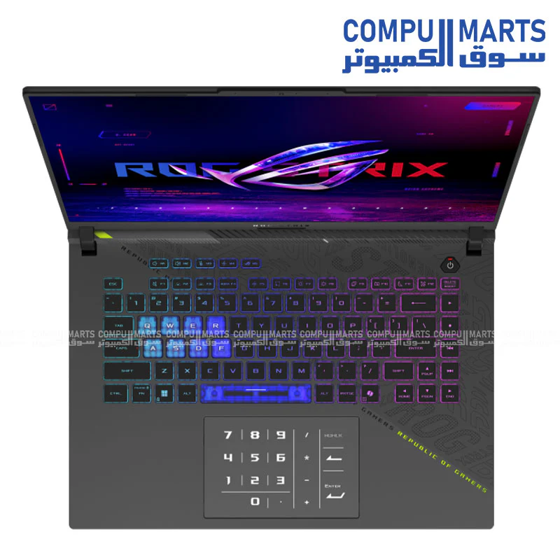 Asus ROG Strix G16 G614FM-RV169W AMD Ryzen 9 9955HX 16Core RTX 5060 8GB 16GB RAM 1TB NVMe SSD 16″ FHD+ 165Hz Win 11 Home - Image 2