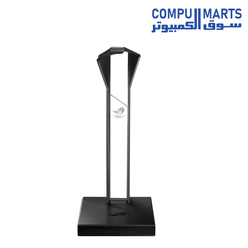 ROG Throne Core Gaming Headset Stand with Optimized Arc Design Stable and Aon Slip Base and Compatible with Most Headsets Black - Image 3