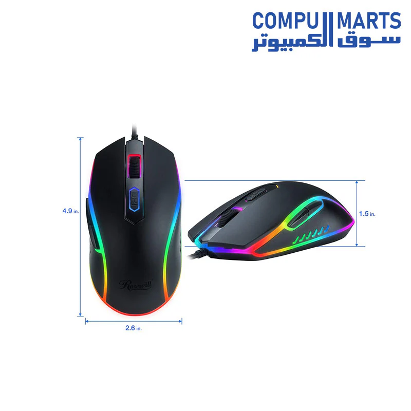 Rosewill Fusion C31 Combo K.B & Mouse Gaming - Image 3
