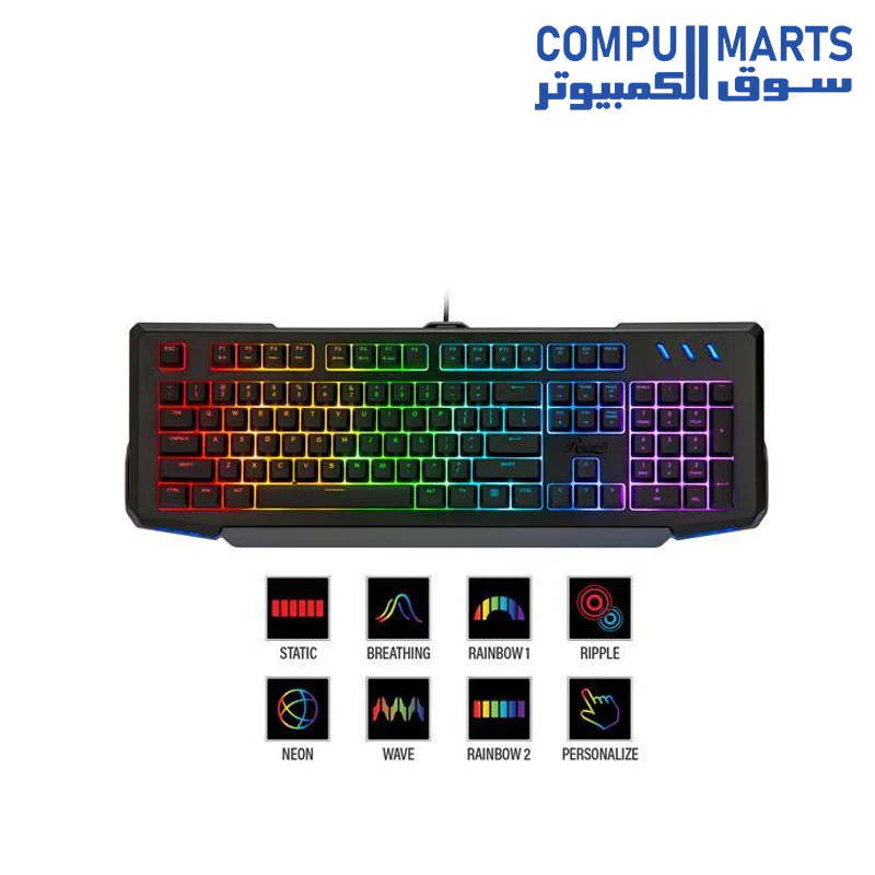 Rosewill NEON K42 Wired Membrane Mechanical Gaming Keyboard - Image 4