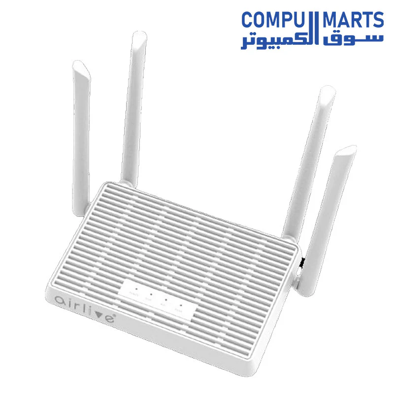 ACCESS POINT AIRLIVE W6 184QAX EG  Wi-Fi 6 AX 1800 Gigabit MESH Router AIRLIVE - Image 2