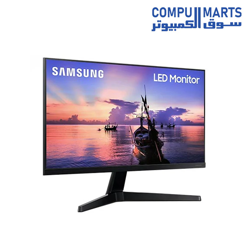Samsung 22 Inches Full HD IPS Flat 75Hz Monitor LF22T350FHMXEG Black - Image 2