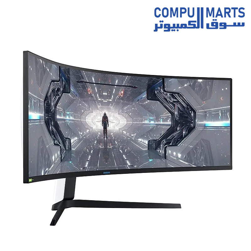 Samsung 49 Odyssey G9 1000R Curved Screen 240MHZ 1MS VA 5120 x 1440 QLED LC49G95TSSNXZA Gaming Monitor - Image 3