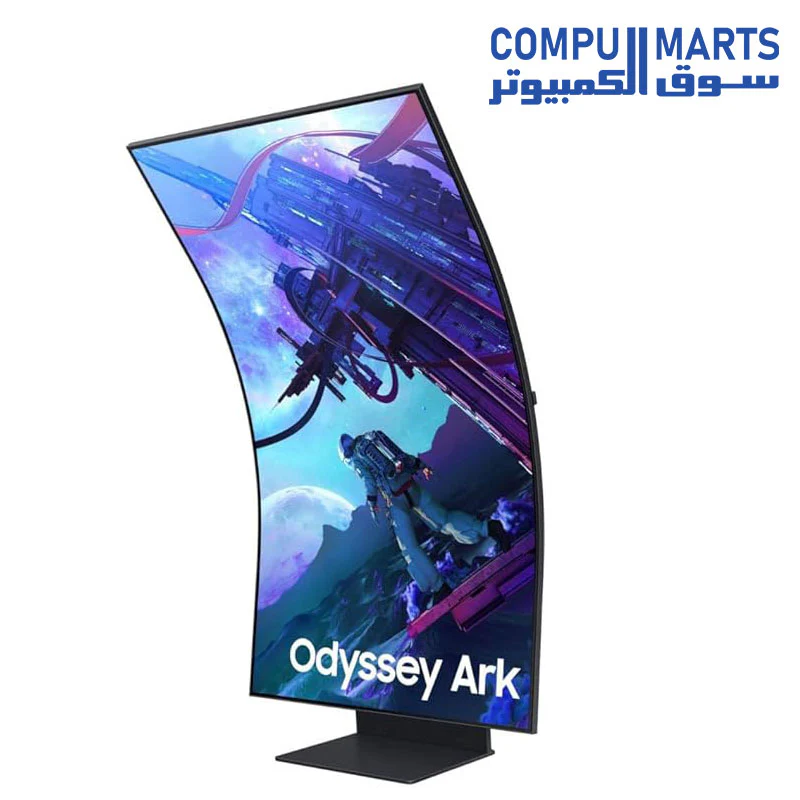 SAMSUNG 55" Odyssey Ark 2nd Gen 4K UHD 1000R Curved Gaming Monitor, 165Hz, 1ms, 4 Input Multi View, Quantum Mini-LED, AMD FreeSync Premium Pro, HDR 10+, Height Adjustable Screen - Image 2