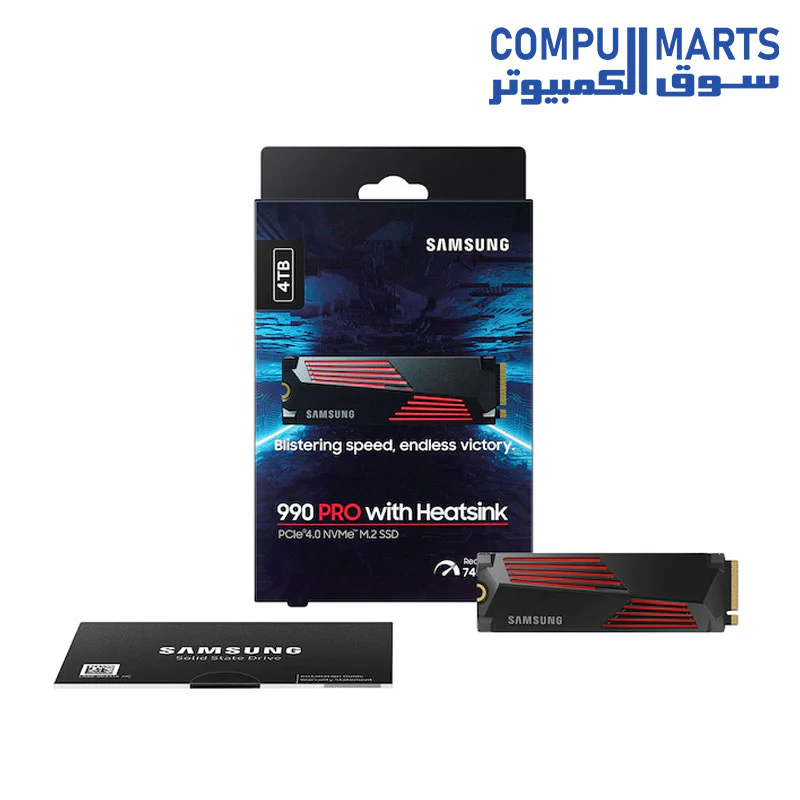 SAMSUNG 990 PRO w/ Heatsink SSD PCIe 4.0 M.2 - Image 3