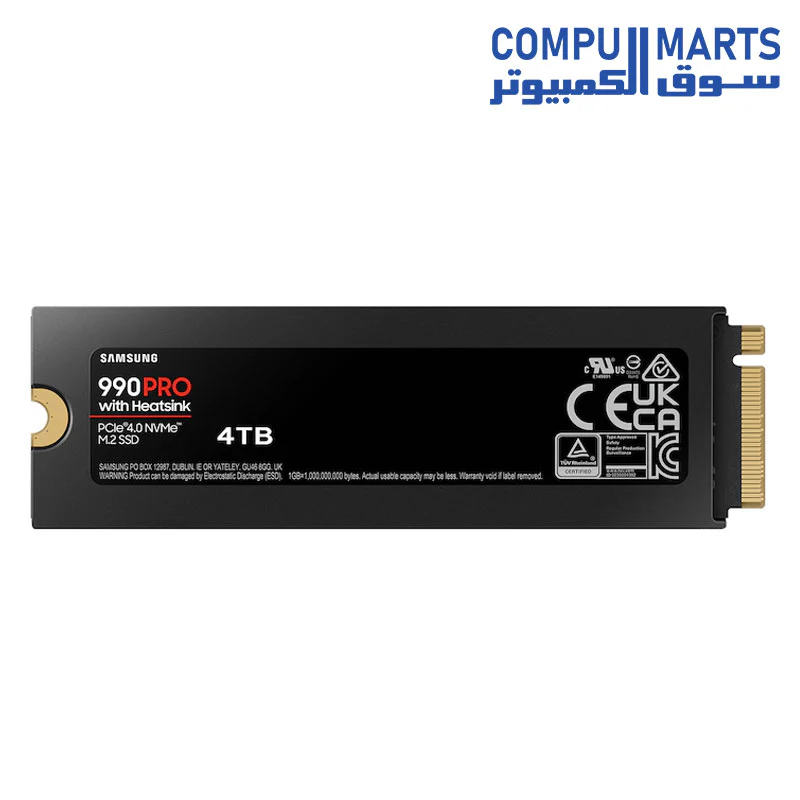 SAMSUNG 990 PRO w/ Heatsink SSD PCIe 4.0 M.2 - Image 4