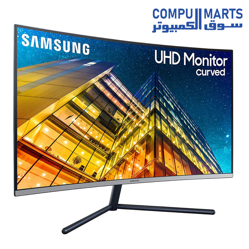 SAMSUNG LU32R590CWMXEG 32″ UR59 Series ViewFinity 4K UHD (3840×2160) – Curved – 3-sided border – Eye Saver Mode - Image 2